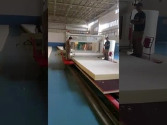 TDPA-2150 القطع الرغوة الأفقي آلة قطع مسطحة مع السكة الحديدية الطريق