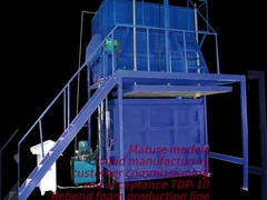 حبل إعادة تدوير الغلاية ريبوند ريشة ريبوند إنتاج ريشة إعادة تدوير آلة كتلة PU