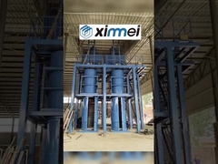 لوحة ضغط البخار من الرغوة العائدة من الأسطوانة خزان التشكيل الثلاثي خط عمل الرغوة