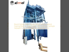 آلة ريشة إعادة التشغيل للكبسولة المستديرة البخارية الضغطية طلاء المسامير واحد مزدوج ثلاثي رباعي رباعي رباعي سبعة أضعاف متزامنة خط إنتاج مستمر