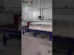 آلة قطع رغوة البولي يوريثان الصلبة 120 ILD، آلة تقسيم أفقية للكتل