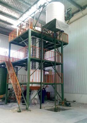 Continuous Vertical PU Foam Production Line Cylinder Sponge 8~50kg/m3 كثافة TDP-1500
